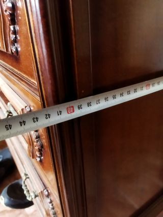 Comoda + Mesas de noche + mesa baja salon