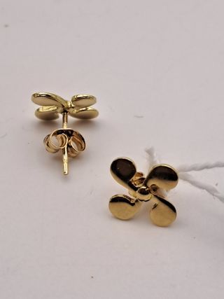Pendientes oro 18k - lauburu 