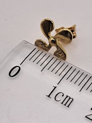 Pendientes oro 18k - lauburu 