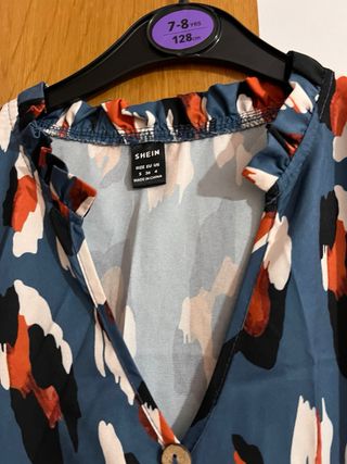 Vestido Shein estampado leopardo