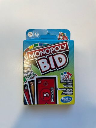 Monopoly Bid: Juego de Cartas