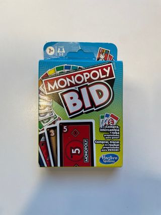 Monopoly Bid: Juego de Cartas