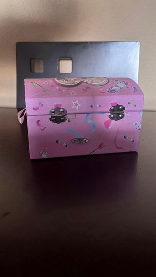 Caja musical bailarina rosa