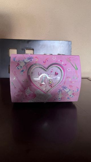 Caja musical bailarina rosa
