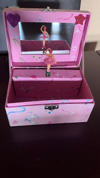 Caja musical bailarina rosa