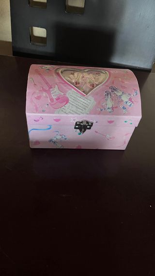 Caja musical bailarina rosa