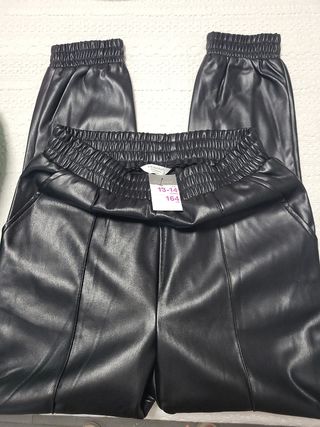 Pantalones cuero Primark 13-14 años