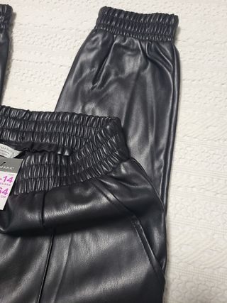 Pantalones cuero Primark 13-14 años