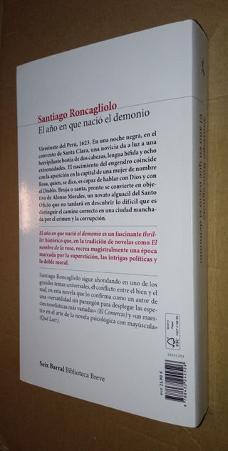 El año en que nació el demonio - S. Roncagliolo