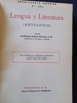[231] Lengua y Literatura (antología) 6o Bachiller
