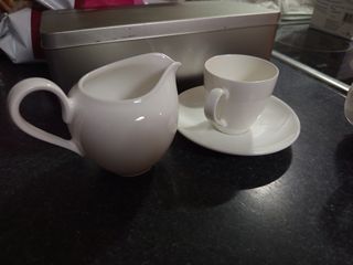 Juego cafe Villeroy & Boch blanca