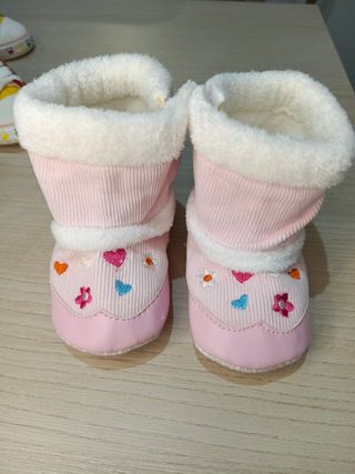 Botitas bebé niña, talla S