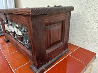 Caja madera decorativa - Barcos piratas