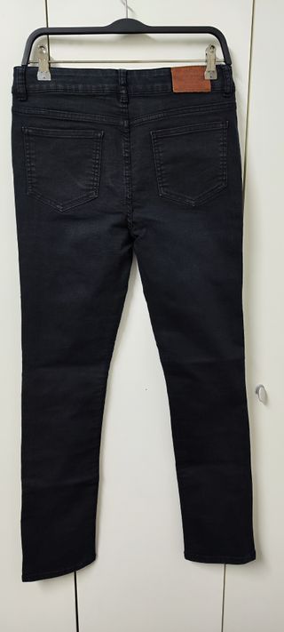 Vaqueros Cortefiel negros - Talla L