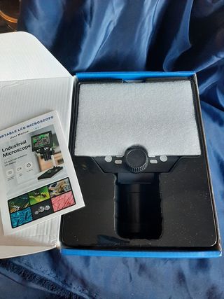 Microscopio digital LCD 5.5" 10MP + tarjeta  + ada
