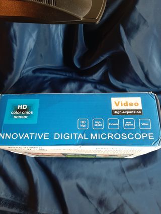 Microscopio digital LCD 5.5" 10MP + tarjeta  + ada