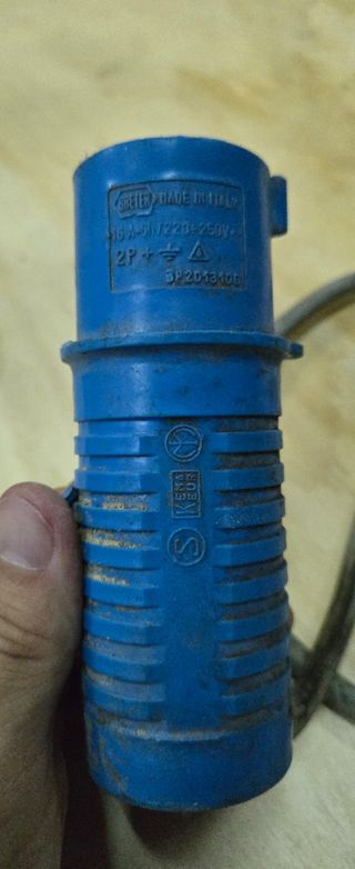 Conector Cetac a Schuko de 1 metro