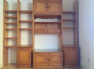 Muebles salón pino macizo
