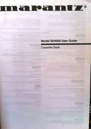 Marantz SD4050 - Deck Cassette. Equipo musica. Dj.
