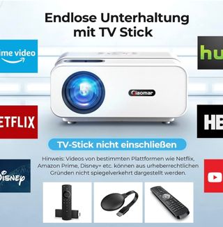 Proyector Giaomar 13000L - Blanco