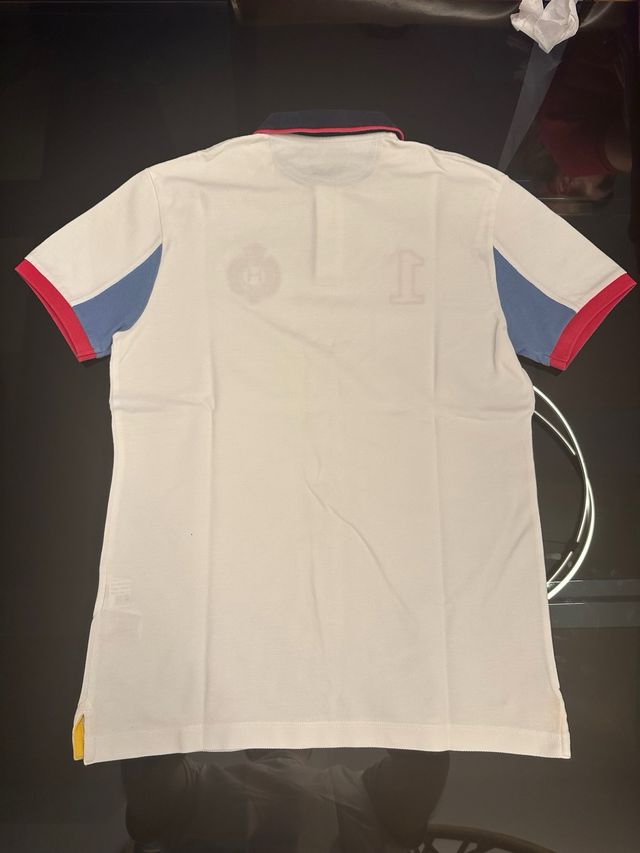 Polo Hackett London - Blanco y Azul