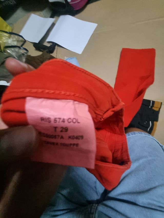 Calças River Woods Vermelhas