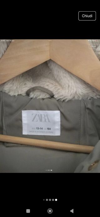 Giubbotto Zara bimbo/a 13/14 anni