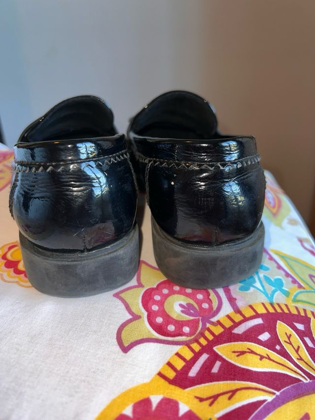 Mocasines negros -talla 36