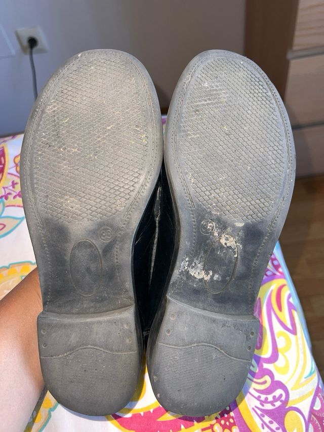 Mocasines negros -talla 36