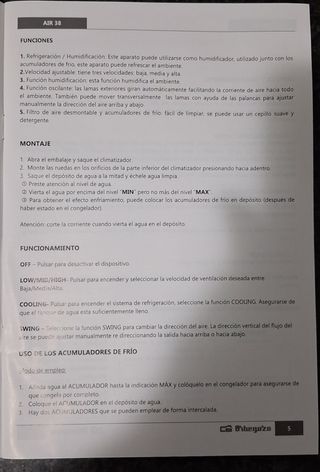 Climatizador Humidificador Orbegozo