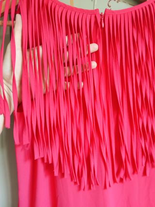 Top Motivi rosso frange tg M
