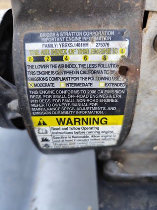 Motobomba de agua Briggs & Stratton