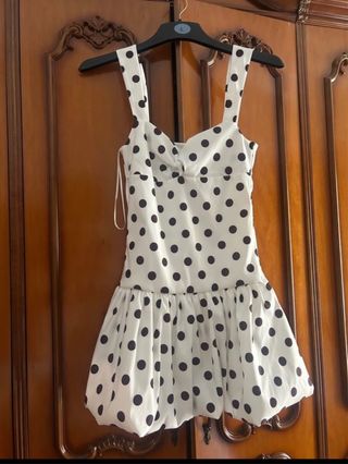 Vestido Zara lunares globo