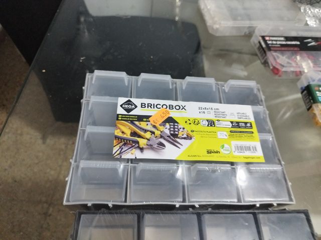 2x Organizadores BricoBox 22x15cm