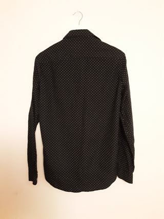 Camisa Zara - Azul marino lunares