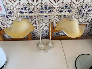 Lampara colgante 2 luces