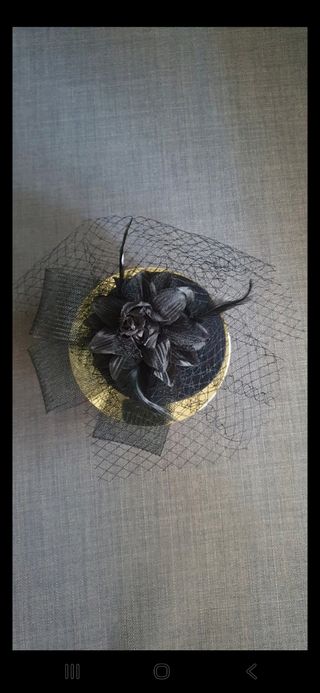 Tocado fiesta Sfera negro