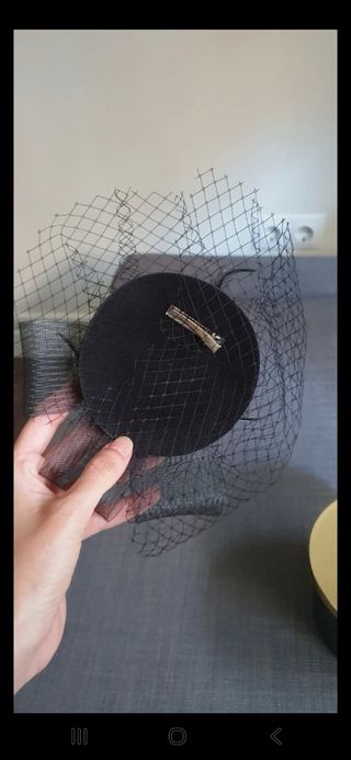 Tocado fiesta Sfera negro
