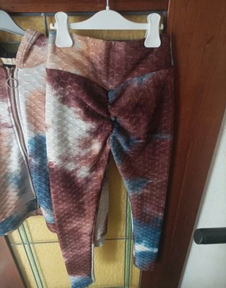 Completo sportivo donna blu, marrone
