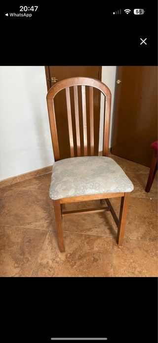 Sillas de madera