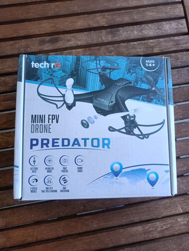 Mini Drone Tech RC Predator con fotocamera