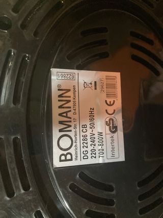 Vaporera Bomann - Cocina