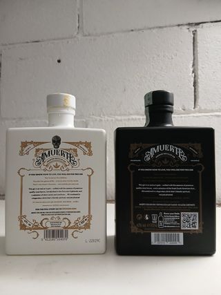 2 Bottiglie Gin Amuerte vuote