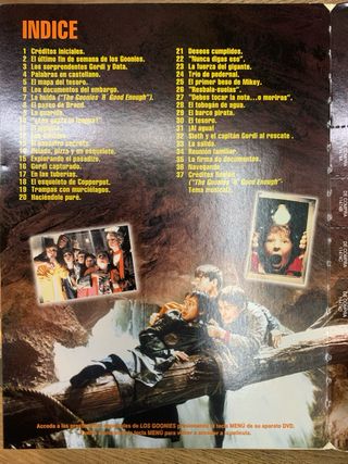VHS Los Goonies (Español) y dvd