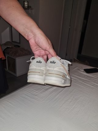 Nike Air Force 1 Shadow - Beige/Blanco