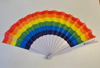 Abanico arcoiris Atlántic Pride