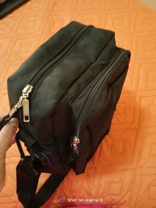 Borsa Napapijri nera a tracolla