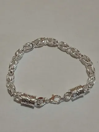 Pulsera Chapada en Plata 925