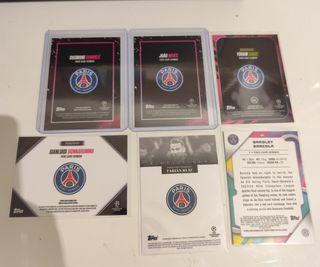 6 cromos PSG - ¡Perfecto estado!