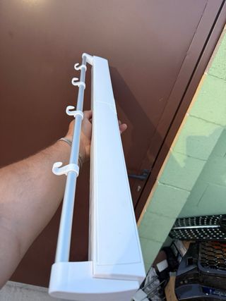 Tendedero plegable blanco